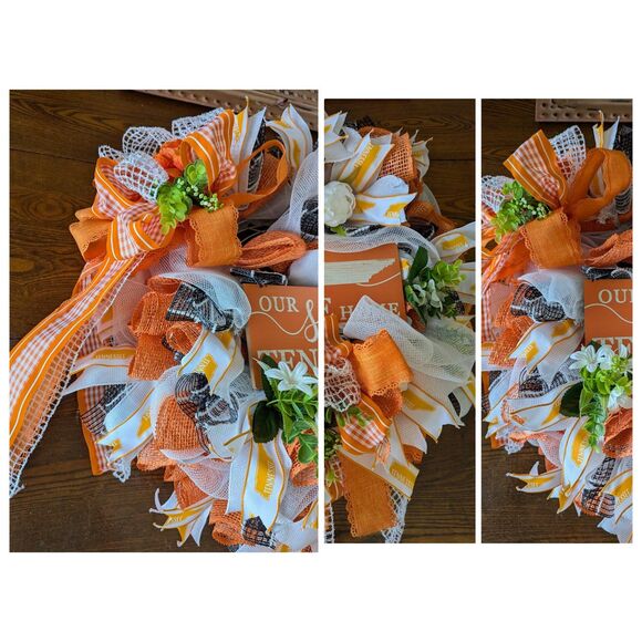 Custom Made  "Our Sweet Tennessee Home"  made on wire wreath frame - Picture 3 of 11